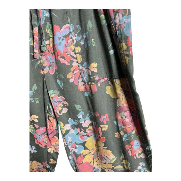 Nicole Miller jogger style floral pants - Picture 4 of 7